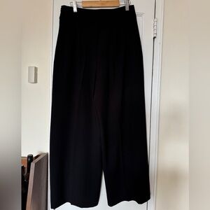 Zara Chic Black Wide-Leg Trousers
